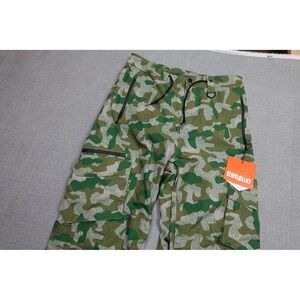 Thirtytwo Blahzay Camo Snowboard Pants Mens Large Green Cargo Ski Lined NWT